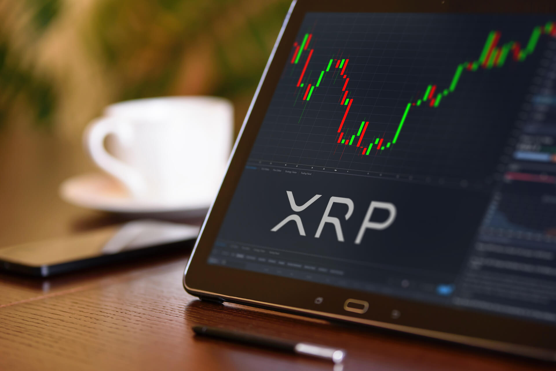 Tracking XRP stock price on tablet free image download